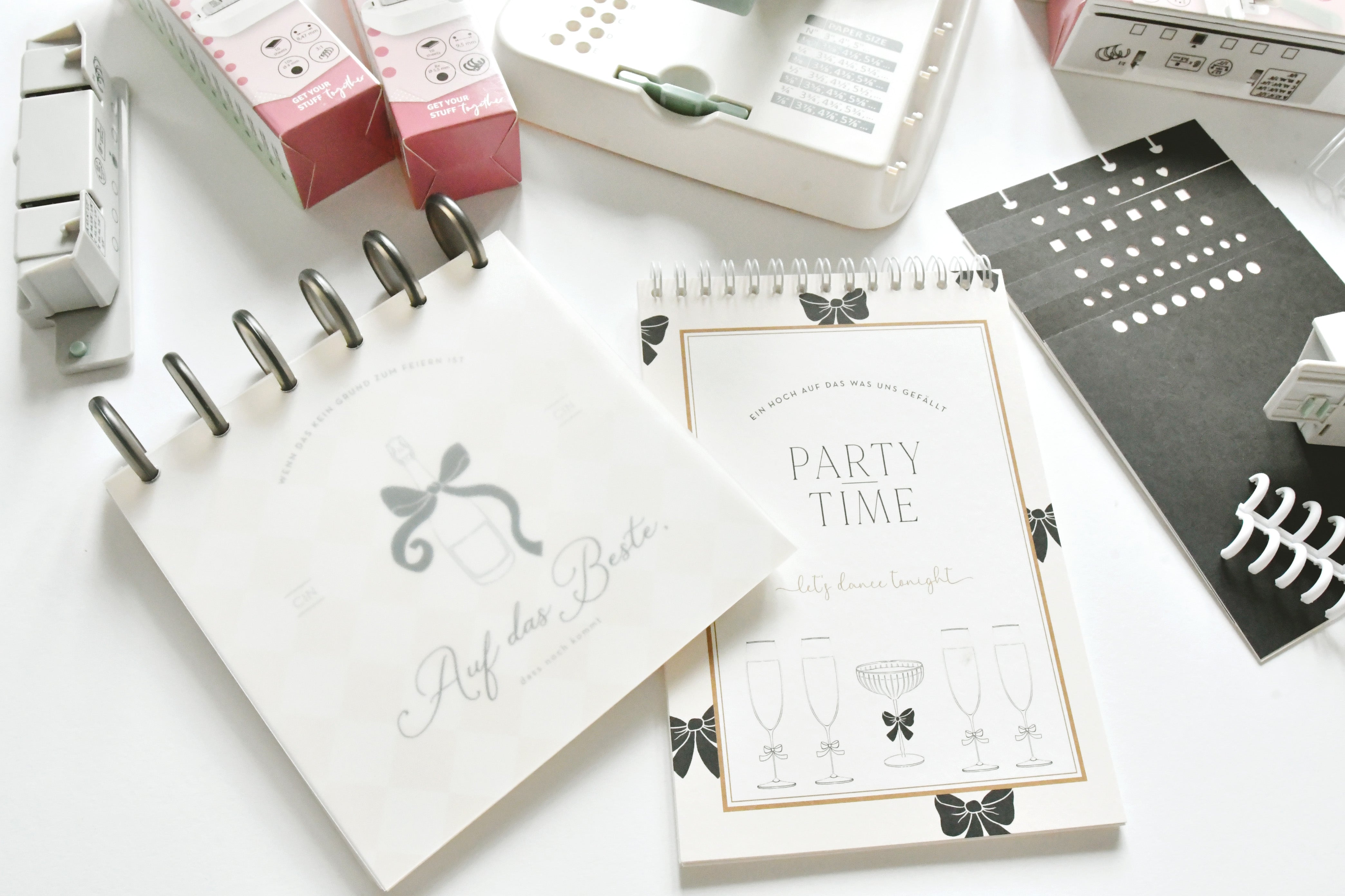 Bindegerät mit zubehör