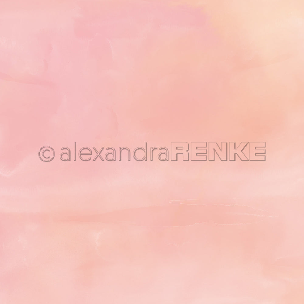 Designpapier Freestyle Rosa-Orange-Apricot-Verlauf 200g/m² – alexandrarenke, image size:1000x1000