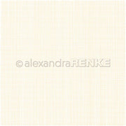 Beige-weißer Gittermuster-Hintergrund mit dezenter Textur von Alexandra Renke, ideal für Designpapier oder Papierprojekte, mit einem schwachen Wasserzeichen in der Mitte.