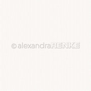 Dezent weiß und beige gemustertes Designpapier mit kleinen, sich wiederholenden Motiven, akzentuiert durch einen goldenen Texturraster-Effekt. © Alexandra Renke Wasserzeichen zentriert - ideal für elegante Papierprojekte.