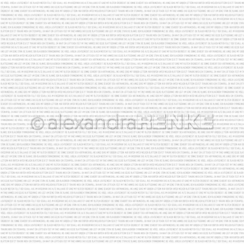 Weißer Text füllt dicht den Hintergrund, während "alexandra renke" in großen umrandeten Buchstaben hervorsticht - die perfekte Inspiration für Designpapier und einzigartige Papierprojekte.