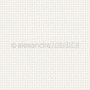 Ein Raster aus gleichmäßig verteilten, kleinen beigen Punkten auf weißem Hintergrund von Alexandra Renke - ideal für Grußkarten oder Designpapier in all Ihren Papierprojekten.