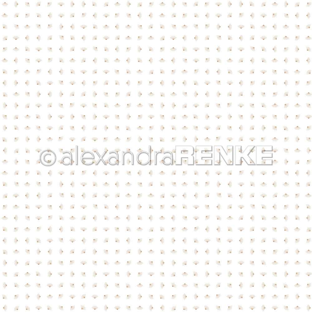 Off-white Hintergrund mit einem dezenten Muster aus kleinen, gleichmäßig verteilten beigen Punkten von Alexandra Renke - ideal für Grußkarten oder kreative Papierprojekte.