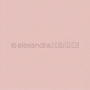 Zartrosa Hintergrund mit weißem Gittermuster - perfektes Designpapier von Alexandra Renke für die Kartengestaltung und zum Basteln. Mit Wasserzeichen "alexandra RENKE" in der Mitte.