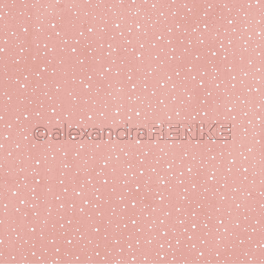 Design paper 'Snow flurry soft pink'