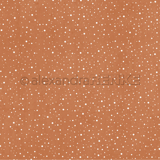 Design paper 'Snow flurry cognac'