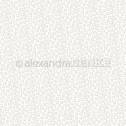 Nahtloses Muster aus kleinen, handgezeichneten Sprechblasen von Alexandra Renke, gleichmäßig verteilt auf Weiß - ideal für Designpapier oder einzigartige Grußkarten in Ihren nächsten Papierprojekten.