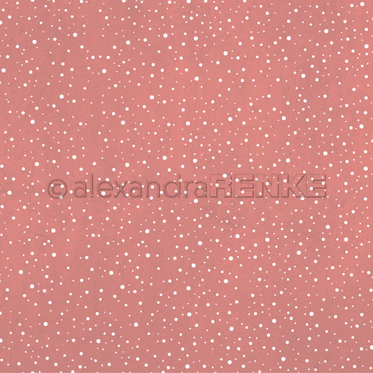 Design paper 'Snow flurry porcelain pink'