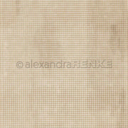 Beigefarbenes Gittermuster auf einem strukturierten Hintergrund von Alexandra Renke, das an altes Millimeterpapier erinnert - ideal für Designpapier oder Papierprojekte wie handgefertigte Grußkarten.