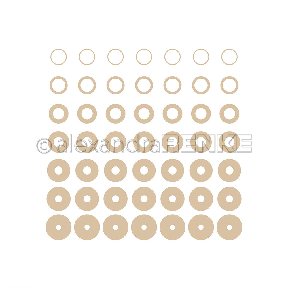 Design paper 'Vertical rings sandbeige'