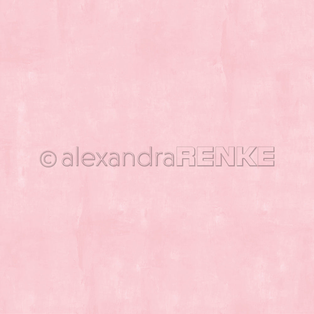 Hellrosa strukturierter Hintergrund mit dem Wasserzeichen-Text „Alexandra Renke“ in der Mitte – ideal für Papierbastel- oder Buchbindeprojekte, für die einzigartiges Designpapier benötigt wird.