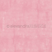 Texturierter zartrosa Hintergrund mit dezentem, malerischem Effekt und einem schwachen Wasserzeichen in der Mitte von Alexandra Renke - ideal für Papierprojekte oder als einzigartiges Designpapier.