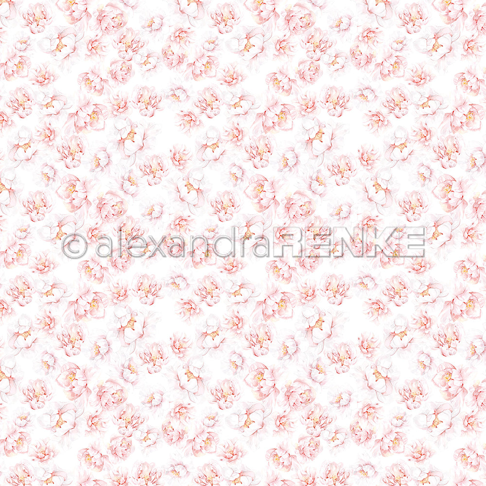 Design paper 'Peonies pattern'