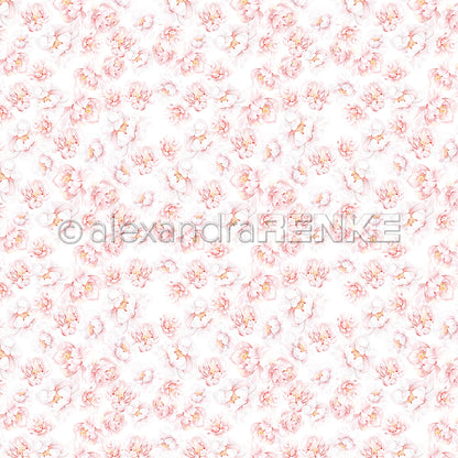 Design paper 'Peonies pattern'