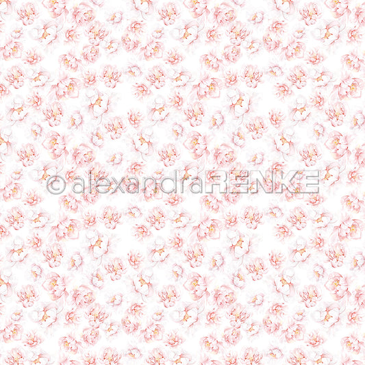 Design paper 'Peonies pattern'