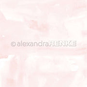 Hellrosa aquarellierter Hintergrund von Alexandra Renke mit weichen, überblendeten Texturen - ideal als Designpapier für Freestyle-Aquarell Pfingstrose oder kreative Papierprojekte.