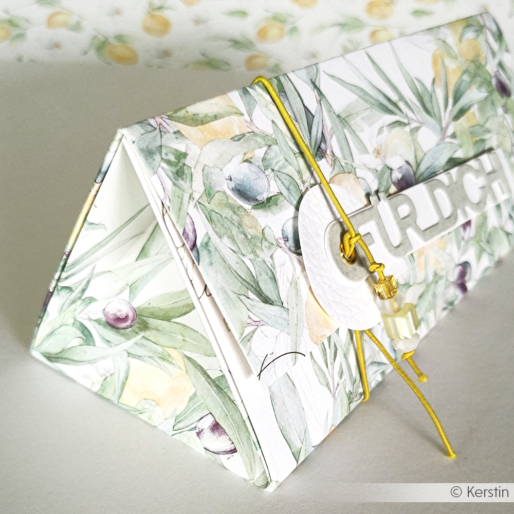 Design paper 'Lemon & olive garden'