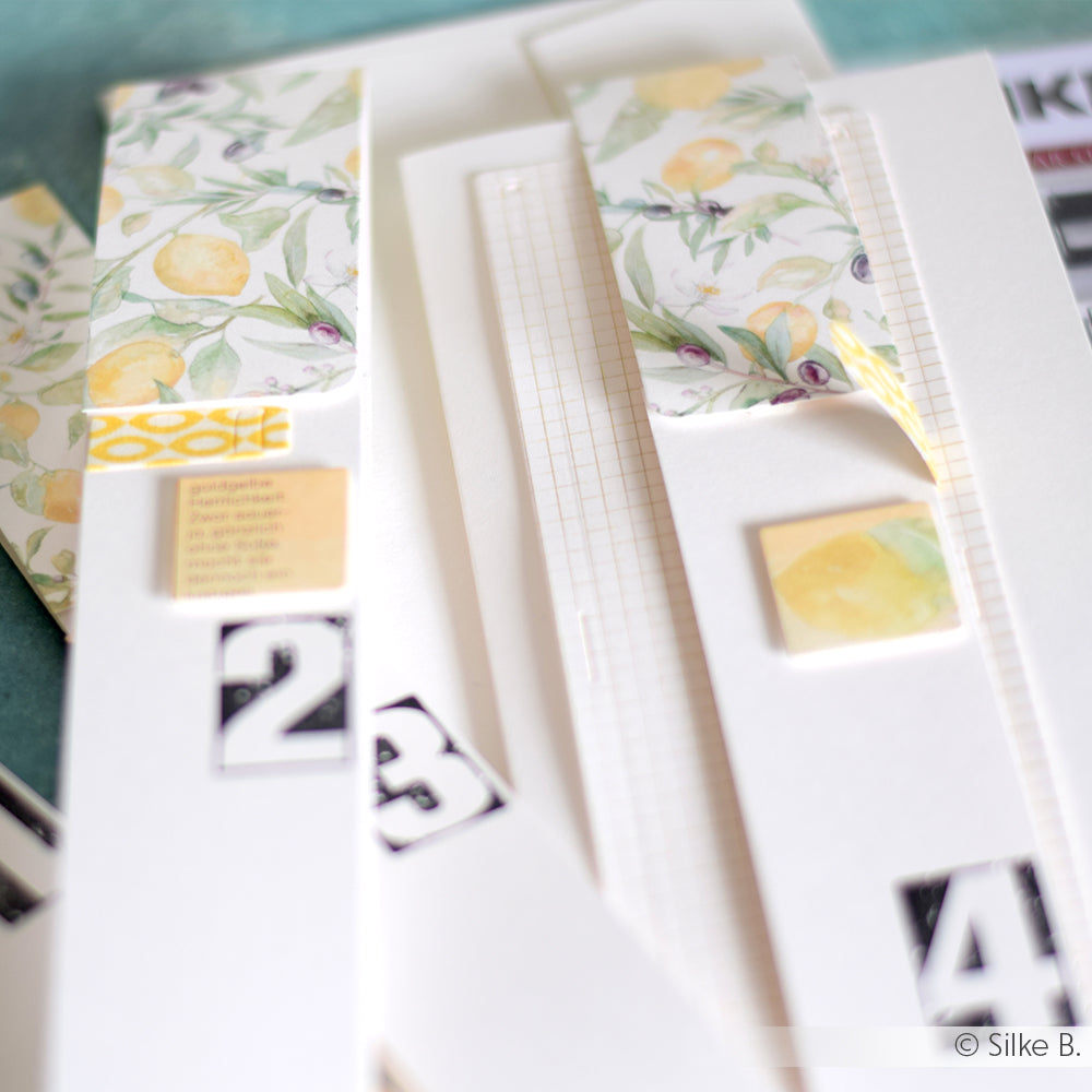 Design paper 'Lemon & olive garden'