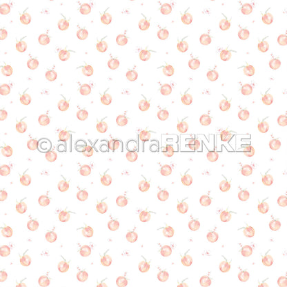 Design paper 'Peach pattern'