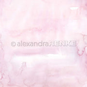 Zartrosa Aquarell-Hintergrund mit subtilen abstrakten Texturen in hellen und dunklen Schattierungen von Alexandra Renke - ideal als Designpapier oder für kreative Projekte, inspiriert von Freestyle-Aquarell Magnolia für einen zarten künstlerischen Touch.