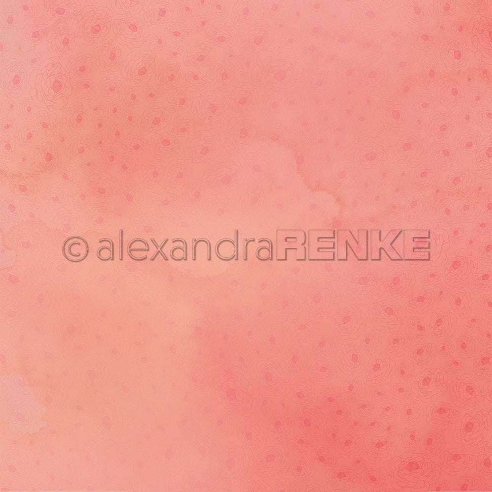 Zartrosa strukturierter Hintergrund mit dezenten Polka Dots und zarten floralen Mustern von Alexandra Renke, perfekt für Buchbinderei oder die Gestaltung einzigartiger Papierprojekte im eleganten Designpapier-Stil.