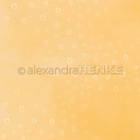 Design paper 'Floral Sun Yellow'