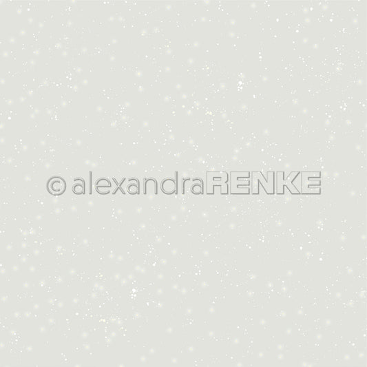 Design paper 'Dark Grey Starry Snowy Sky'