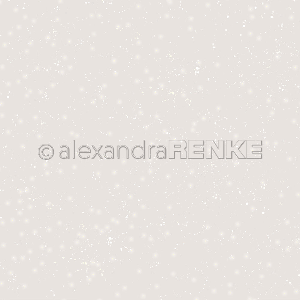 Design paper 'Grey Beige Starry Snow Sky Medium'