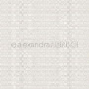 Das geometrisch floral gemusterte Papier in Beige und Grau von Alexandra Renke zeichnet sich durch gleichmäßig verteilte kleine Rauten aus, ideal als Designpapier für Papierprojekte oder um Muster Ornament-Rauten Eleganz in Ihre Kreationen zu bringen.