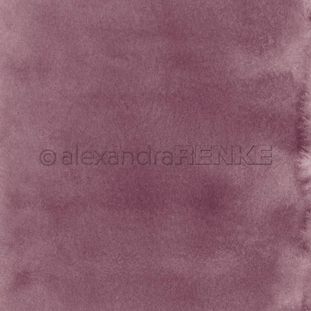 Aquarellierter, strukturierter Hintergrund in Mauve- und Violetttönen von Alexandra Renke, mit einem weichen, überblendeten Look - ideal für Papierprojekte oder als einzigartiges Designpapier in Buchbinderei-Projekten.