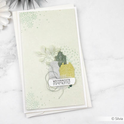 Design paper 'Mimi collection watercolor dew green'