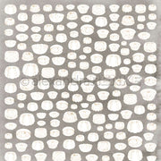 Handgezeichnete cremefarbene Kürbisse auf strukturiertem Grau, angeordnet in ordentlichen Reihen - perfektes Alexandra Renke Designpapier für Papierprojekte oder einzigartige Grußkarten.