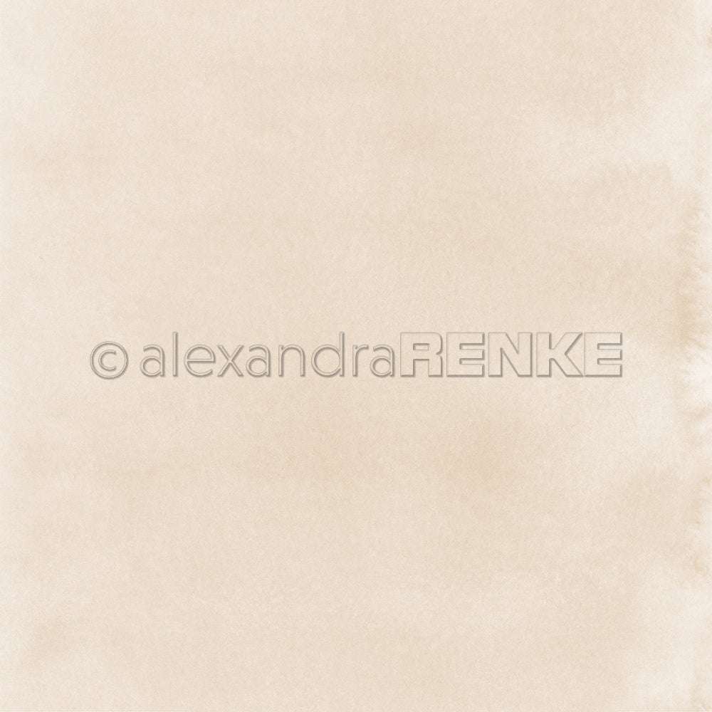 Hellbeiger Aquarell-Strukturhintergrund mit weichem Farbverlauf, perfekt für Papierprojekte oder als elegantes Designpapier in kreativen Projekten von Alexandra Renke.