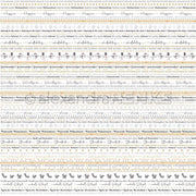 Zeilen mit deutschem Text und einfache Schaf-Illustrationen wiederholen sich auf weißem Hintergrund. So entsteht ein charmantes Designpapier von Alexandra Renke - ideal für Papierprojekte oder zum Buchbinden.