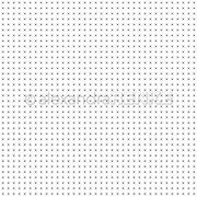 Weißer Hintergrund mit einem kleinen, sich wiederholenden schwarzen Dreiecksmuster in gleichmäßigen Abständen - ideales Designpapier von Alexandra Renke für Papierprojekte oder kreative Buchbinderei.