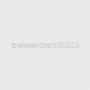 Dünne schwarze, sich kreuzende Linien bilden ein Rautengitter auf weißem Hintergrund - ideales Designpapier von Alexandra Renke für Grußkarten oder Buchbinderei-Projekte.