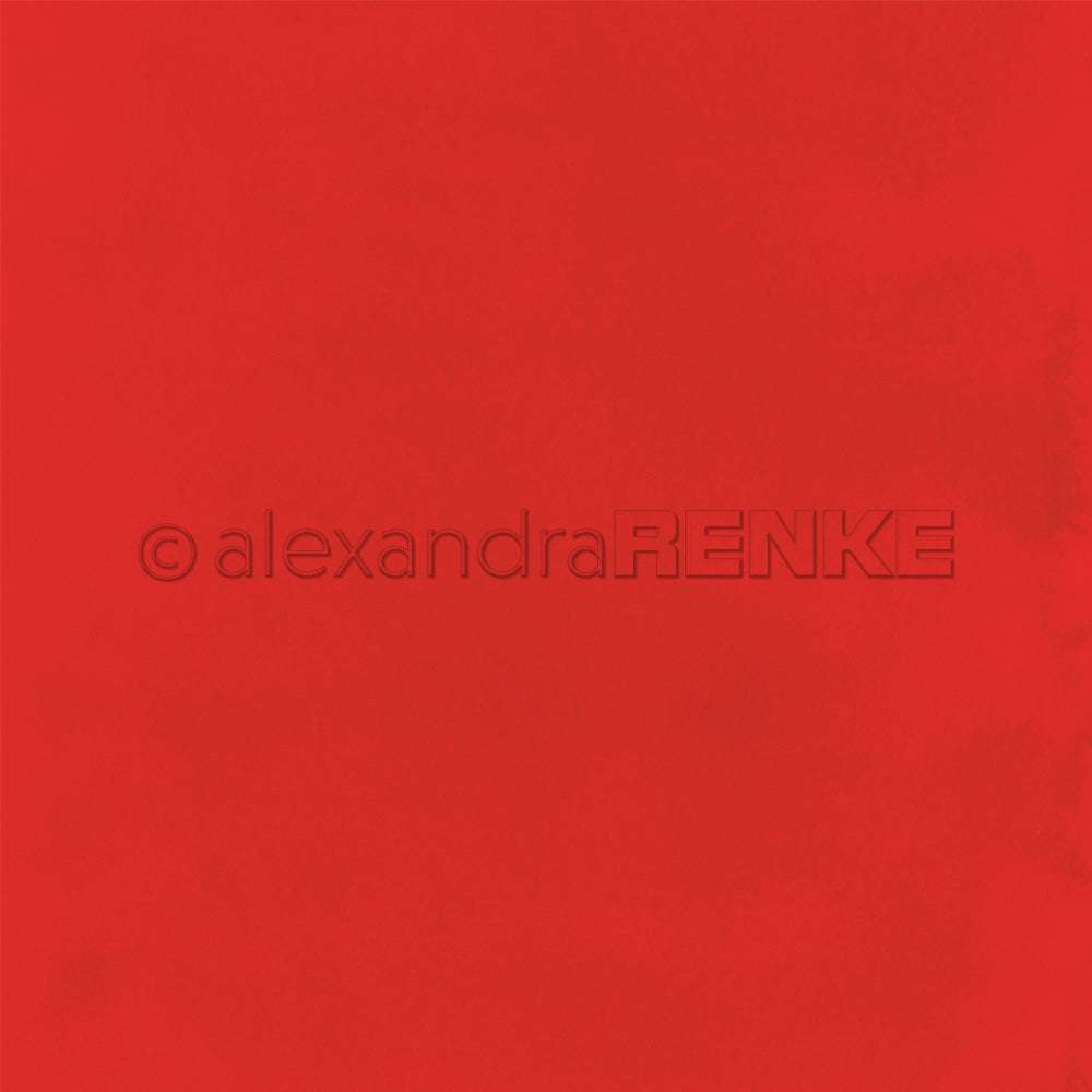 Einfarbig roter, strukturierter Hintergrund, ideal für Design- oder Buchbindepapierprojekte. Mit dezentem alexandraRENKE-Wasserzeichen. Marke: Alexandra Renke.