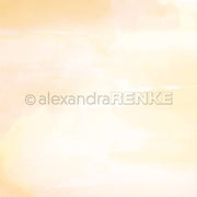 Zart pastellgelber Aquarellhintergrund mit sanftem Farbverlauf und dezenter Struktur - perfekt als Alexandra Renke Designpapier für Grußkarten oder andere Papercraft-Projekte.