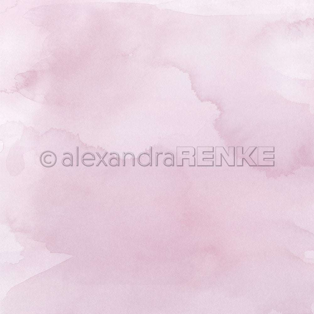 Hellrosa Aquarell-Hintergrund mit weichen Verläufen und dezenter Textur von Alexandra Renke - ideal für Grußkarten, kreative Papierprojekte oder als einzigartiges Designpapier.