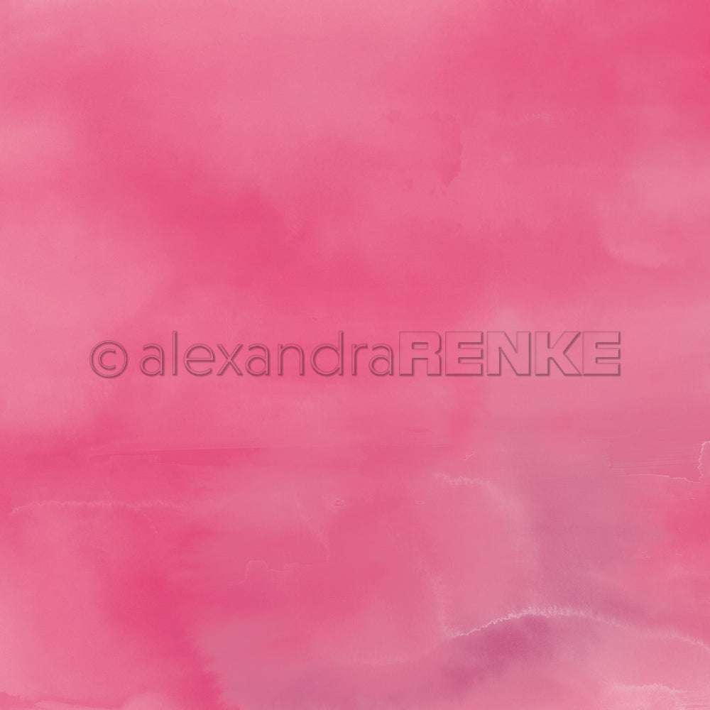 Ein zartrosa Aquarell-Hintergrund mit dezenten Farbverläufen und einer glatten Textur von Alexandra Renke - perfekt für Papierprojekte oder als stilvolles Designpapier im Freestyle Pink-Lila-Verlauf.