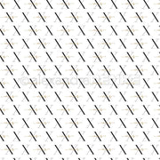 Ein diagonales Muster aus schwarzen X und kleiner goldener Schrift auf Weiß von Alexandra Renke-perfektes Designpapier für Buchbinderei oder Papierprojekte.
