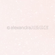 Hellrosa Hintergrund mit zarten weißen Sternen und Glitzer von Alexandra Renke, perfekt für Papierprojekte oder als Designpapier.