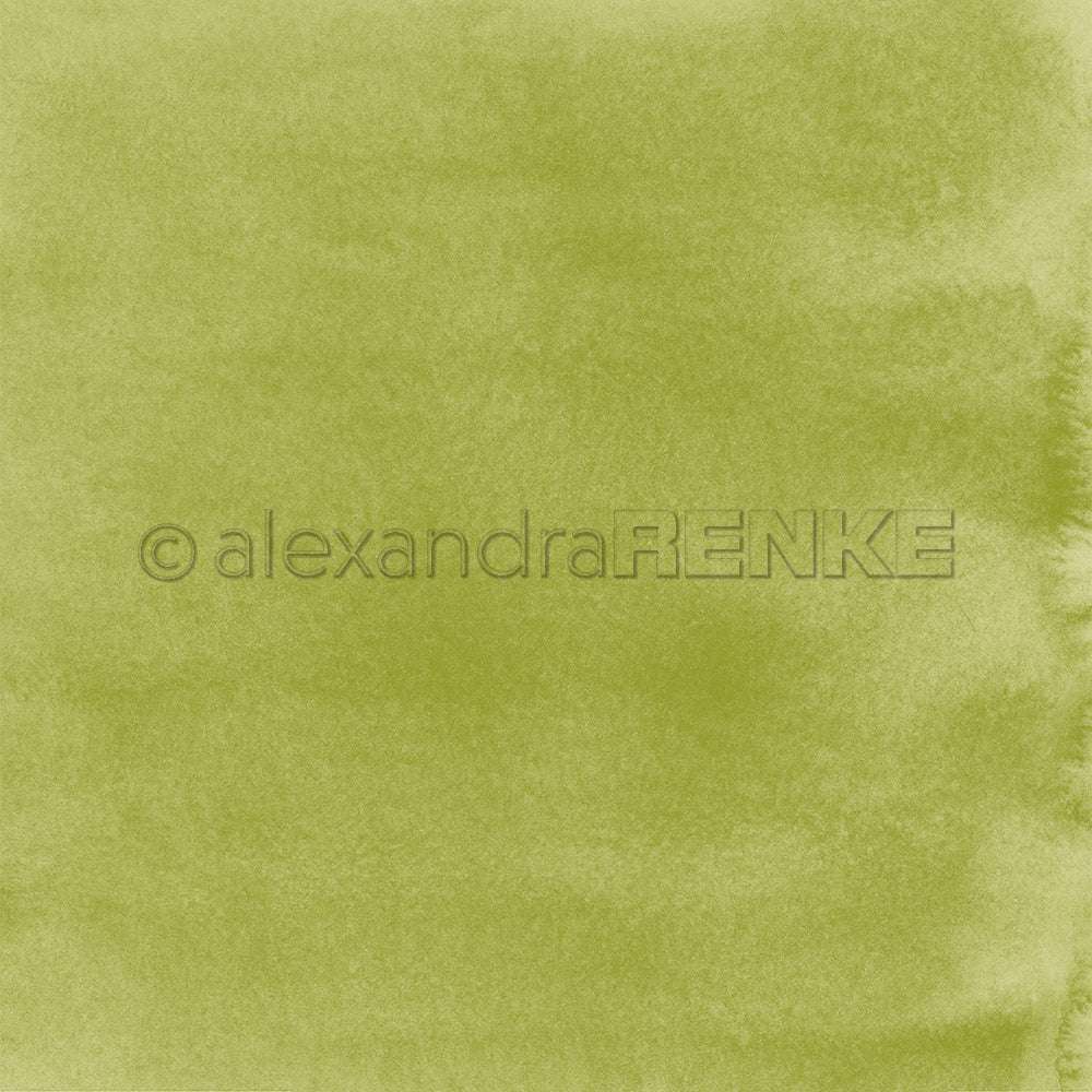 Ein strukturierter grüner Aquarellhintergrund mit subtilen Schattierungen und einem weichen, überblendeten Look - perfekt für Papierprojekte oder als einzigartiges Designpapier inspiriert von Mimi Lichtgrün von Alexandra Renke.
