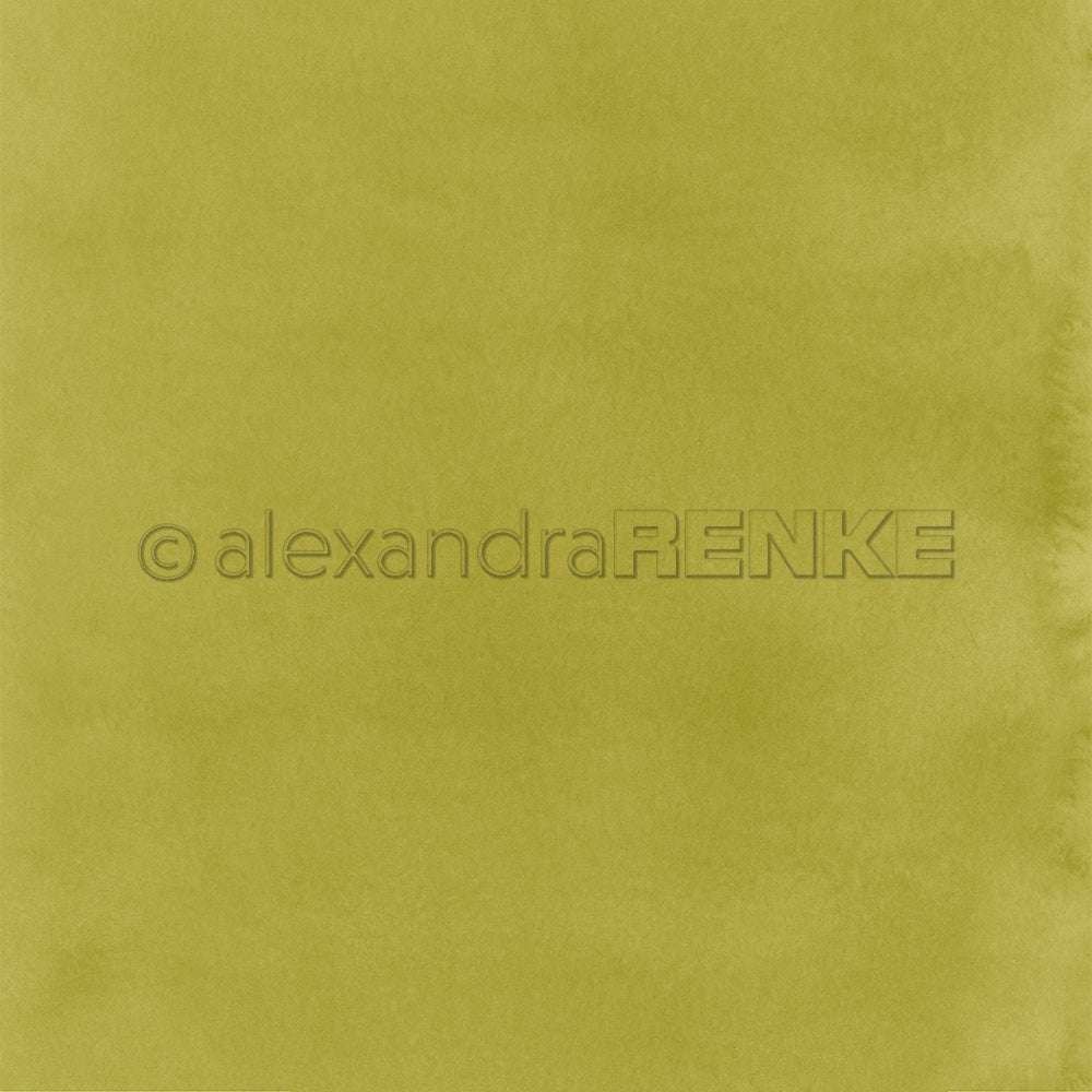 Ein strukturiertes Quadrat aus hellem, hellgrünem Alexandra Renke Aquarell Designpapier mit dezentem Farbverlauf - ideal für Papierprojekte oder handgefertigte Grußkarten.