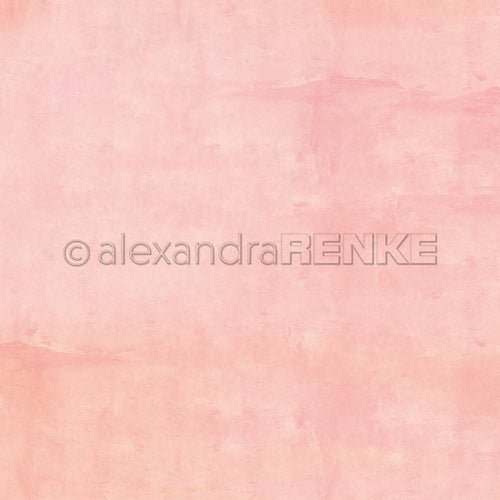 Weicher, strukturierter pastellrosa Hintergrund mit subtilen aquarellartigen Übergängen und leichtem Grunge-Effekt, perfekt als einzigartiges Designpapier in Buchbinderei oder Papierprojekten von Alexandra Renke.