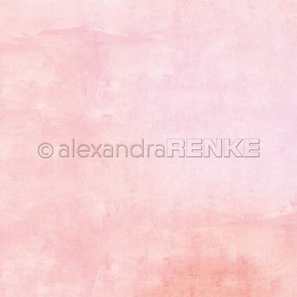 Zartrosa Aquarellstruktur-Hintergrund von Alexandra Renke mit subtilen Farbnuancen. Ideal als elegantes Designpapier für die Buchbinderei oder für Bastelprojekte. Der sanfte Pastell-Look verleiht jeder Kreation eine zarte Note.
