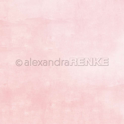 Hellrosa strukturierter Hintergrund mit sanftem Aquarelleffekt und dezenten Farbnuancen - ideal für Papierprojekte oder als elegantes Designpapier in Buchbinderei von Alexandra Renke.