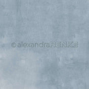 Hellblauer, strukturierter Hintergrund mit einem dezent melierten Muster, das an gebürsteten Beton erinnert - perfekt von Alexandra Renke für Buchbinderei oder einzigartiges Designpapier in Papierprojekten.