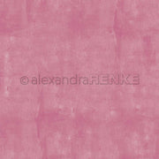 Strukturierter rosafarbener Hintergrund mit zarten Pinselstrichen und einem Wasserzeichen von Alexandra Renke - ideal für die Kreationen von Papierprojekte und Calm Malvenrosa Designpapier.