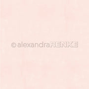Heller pastellrosa strukturierter Hintergrund mit einem dezenten Wasserzeichen von Alexandra Renke in der Mitte - das perfekte Designpapier für Papierprojekte oder Buchbinderei.
